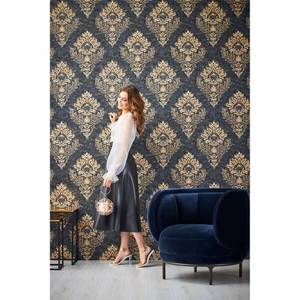 Tapete Blau livingwalls Vliestapete (379012)