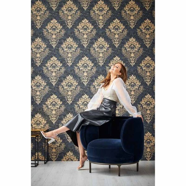 Tapete Blau livingwalls Vliestapete (379012)