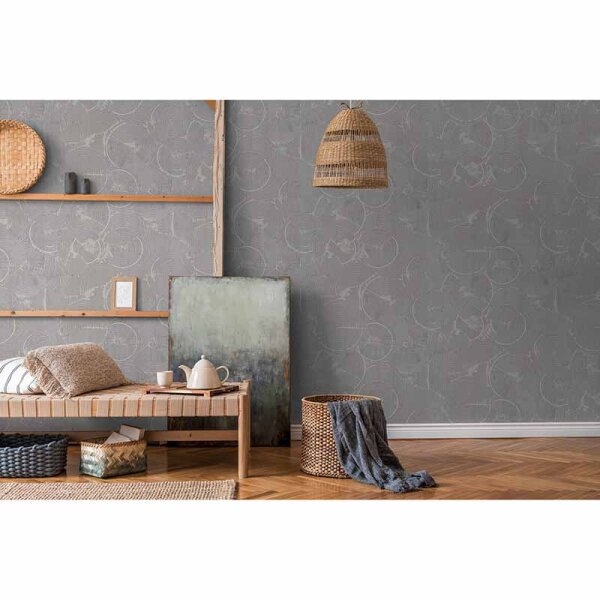 Tapete Grau, Silber livingwalls Vliestapete (379002)
