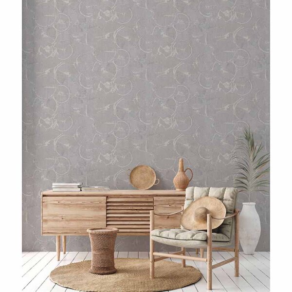 Tapete Grau, Silber livingwalls Vliestapete (379002)