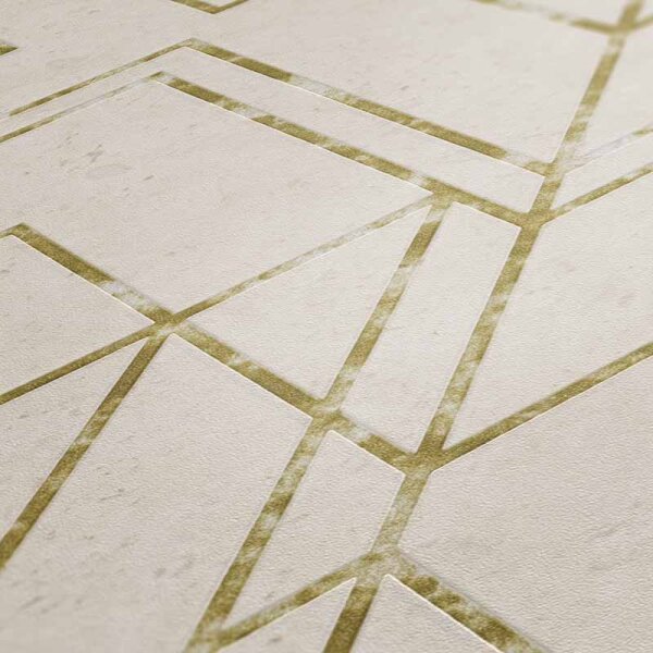 Tapete Beige, Creme, Gold, Kupfer livingwalls Vliestapete (378693)