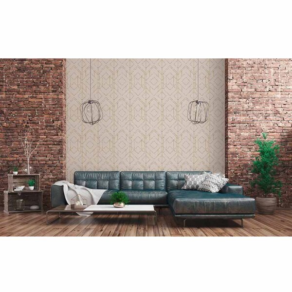 Tapete Beige, Creme, Gold, Kupfer livingwalls Vliestapete (378693)