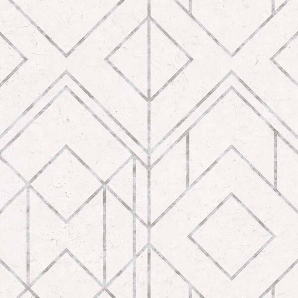 Tapete Grau, Silber, Weiß livingwalls Vliestapete (378691)