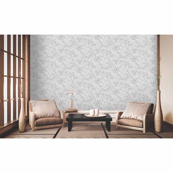 Tapete Grau, Silber livingwalls Vliestapete (378673)