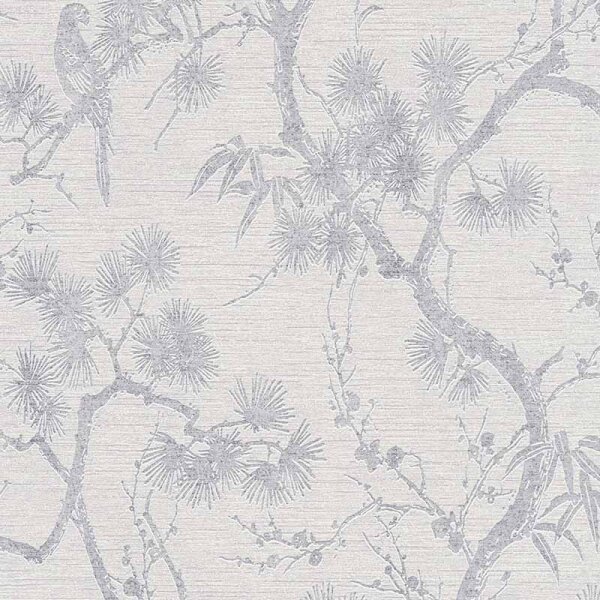 Tapete Grau, Silber livingwalls Vliestapete (378673)