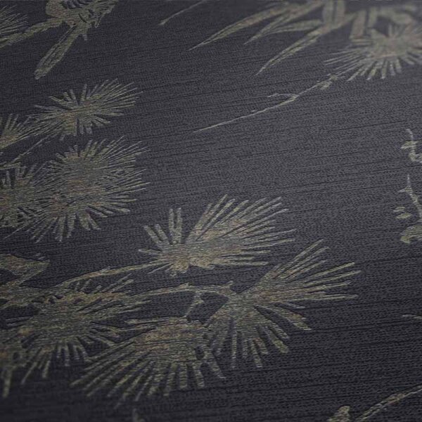 Tapete Schwarz, Anthrazit livingwalls Vliestapete (378672)