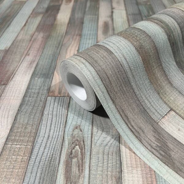 Tapete Blau, Grün, Braun Marburg Vliestapete (45736)