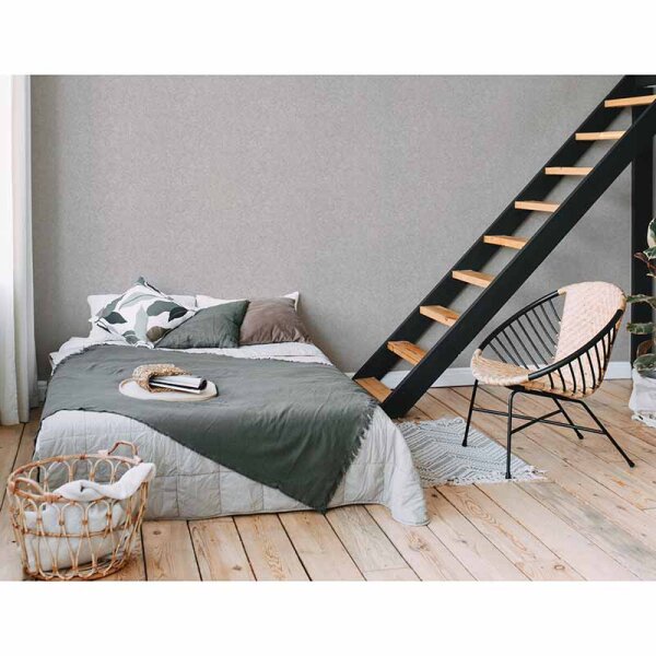 Tapete Grau, Silber livingwalls Vliestapete (378654)