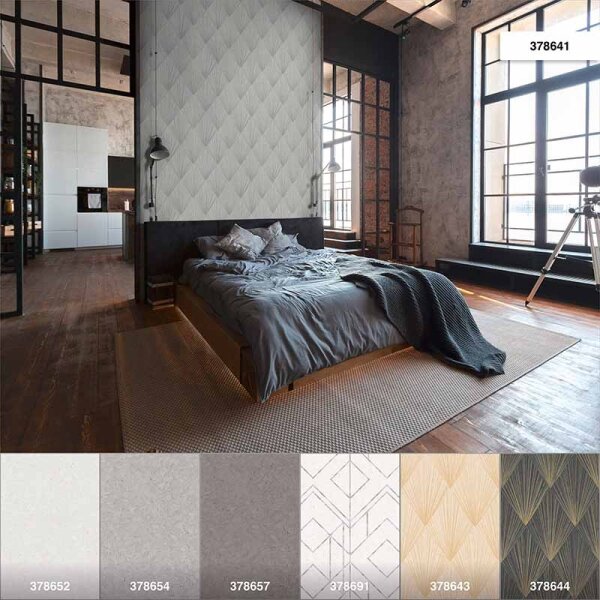 Tapete Grau, Silber livingwalls Vliestapete (378641)