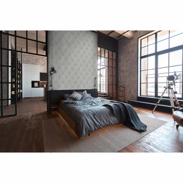 Tapete Grau, Silber livingwalls Vliestapete (378641)