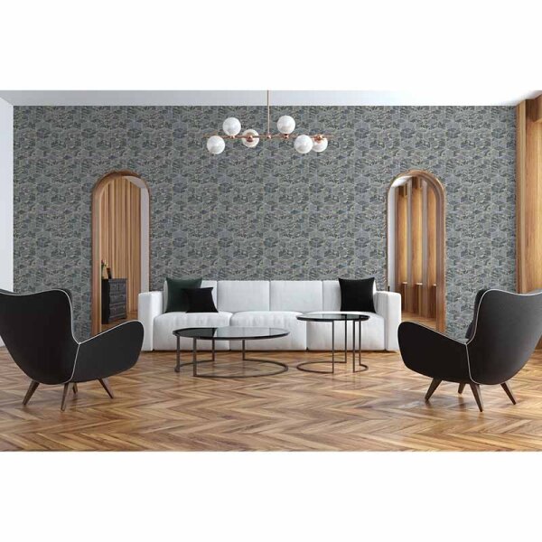 Tapete Grau, Silber livingwalls Vliestapete (378634)