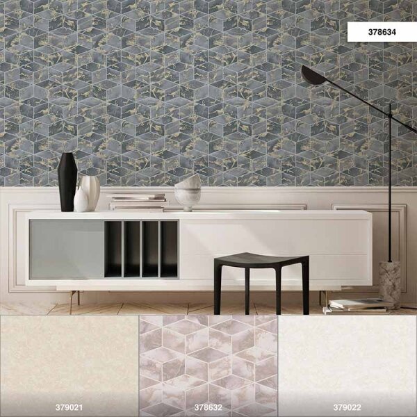 Tapete Grau, Silber livingwalls Vliestapete (378634)