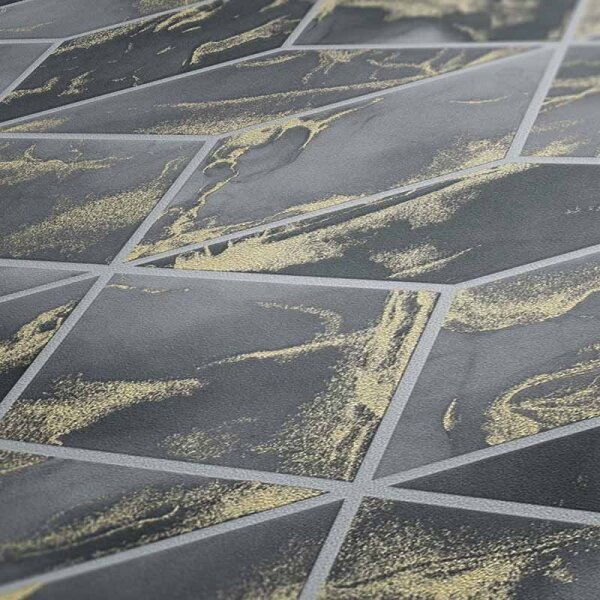 Tapete Grau, Silber livingwalls Vliestapete (378634)