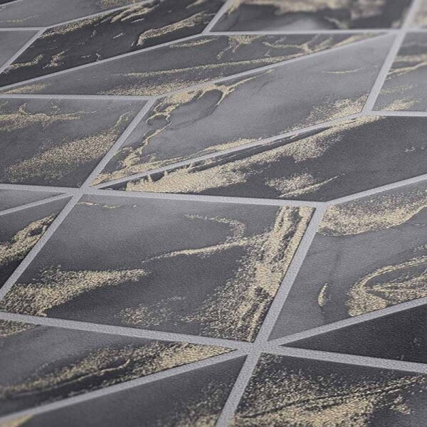 Tapete Grau, Silber livingwalls Vliestapete (378633)