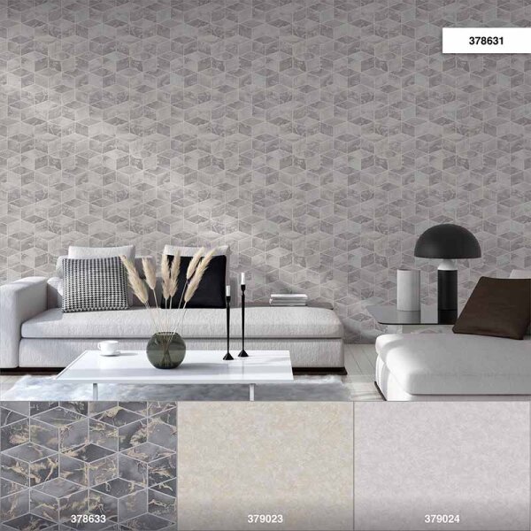 Tapete Beige, Creme, Grau, Silber livingwalls Vliestapete (378631)