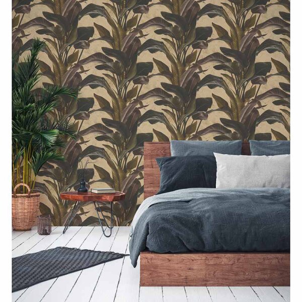 Tapete Braun, Gold, Kupfer livingwalls Vliestapete (378624)