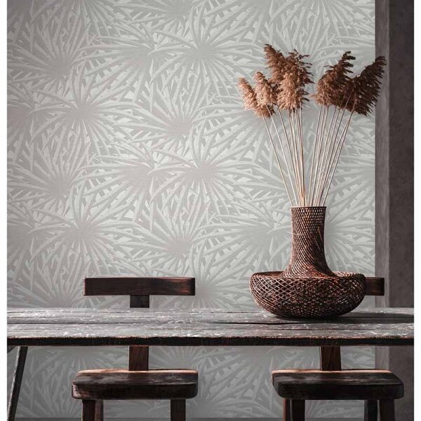 Tapete Grau, Silber livingwalls Vliestapete (378614)