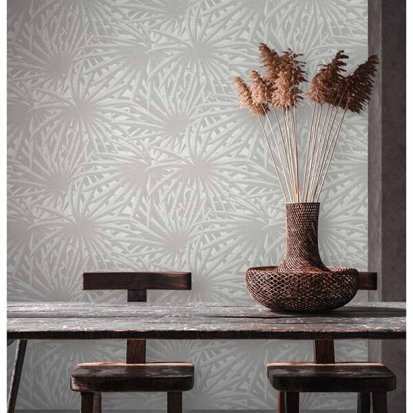 Tapete Grau, Silber livingwalls Vliestapete (378614)