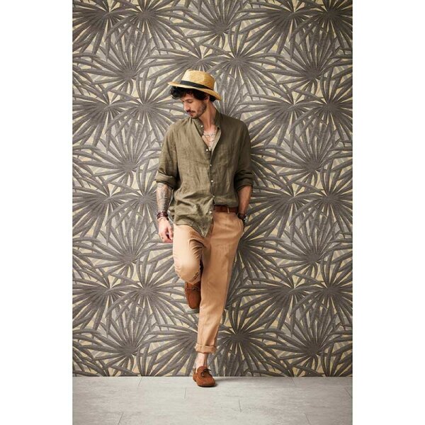 Tapete Grau, Silber livingwalls Vliestapete (378611)