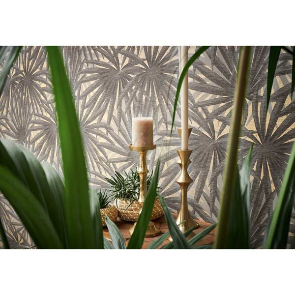 Tapete Grau, Silber livingwalls Vliestapete (378611)