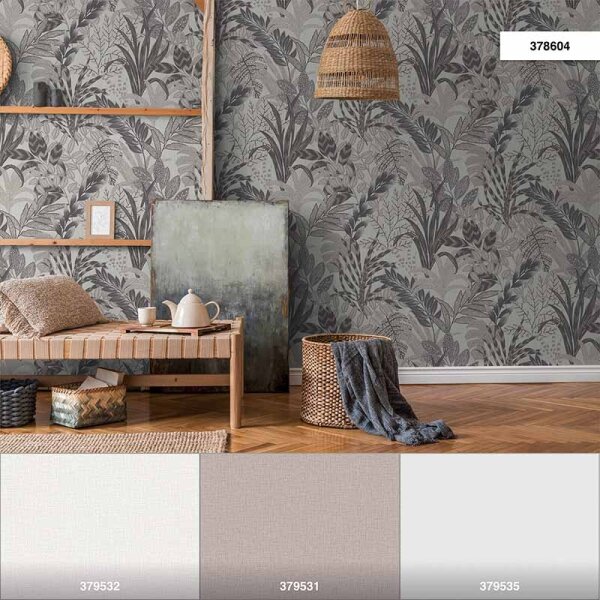 Tapete Grau, Silber livingwalls Vliestapete (378604)