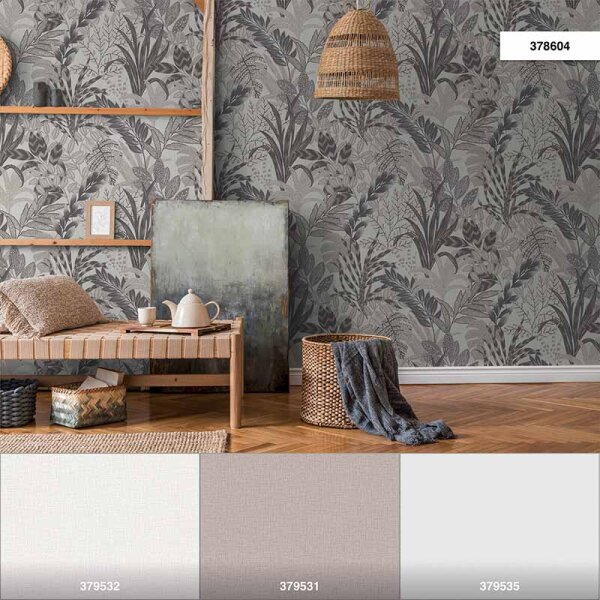 Tapete Grau, Silber livingwalls Vliestapete (378604)