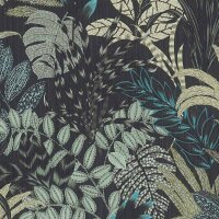 Tapete Gr&uuml;n, Schwarz, Anthrazit livingwalls...