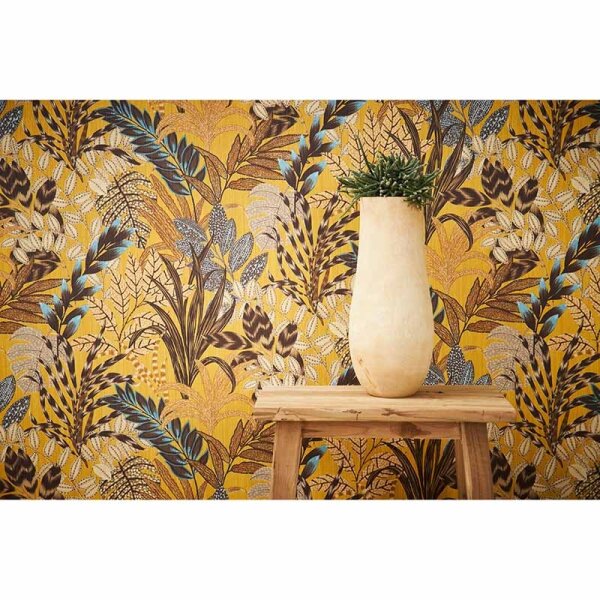 Tapete Gelb, Vanille livingwalls Vliestapete (378601)