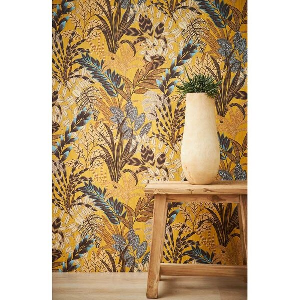Tapete Gelb, Vanille livingwalls Vliestapete (378601)