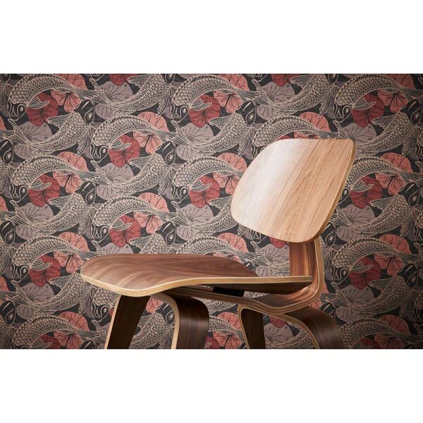 Tapete Gold, Kupfer, Rot, Schwarz, Anthrazit livingwalls Vliestapete (378595)