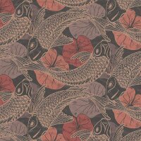 Tapete Gold, Kupfer, Rot, Schwarz, Anthrazit livingwalls...