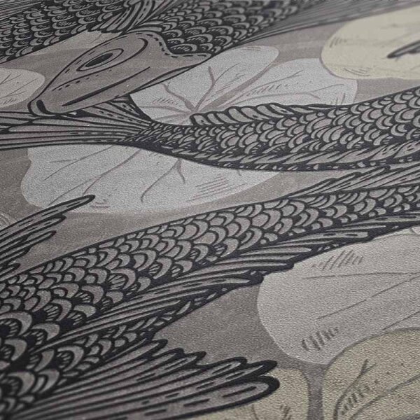 Tapete Grau, Silber livingwalls Vliestapete (378593)