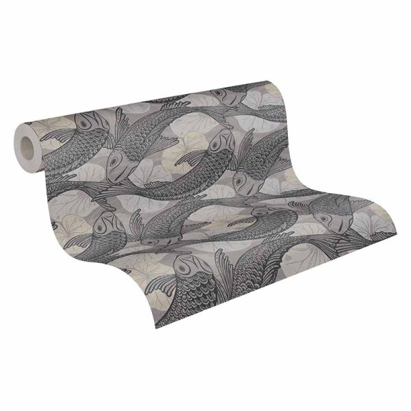 Tapete Grau, Silber livingwalls Vliestapete (378593)