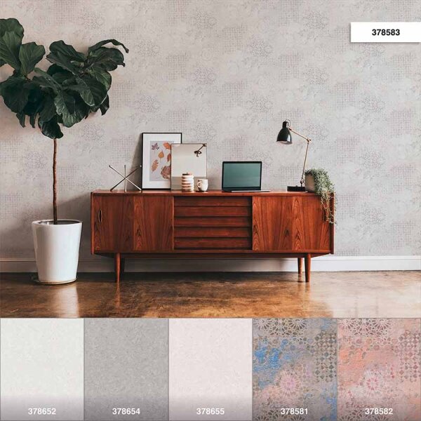 Tapete Grau, Silber livingwalls Vliestapete (378583)