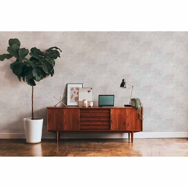 Tapete Grau, Silber livingwalls Vliestapete (378583)