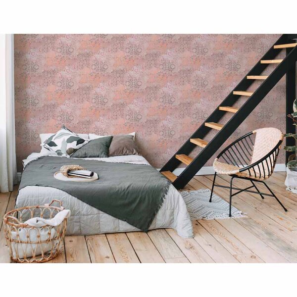 Tapete Pastellfarben, Rosa, Rose livingwalls Vliestapete (378582)