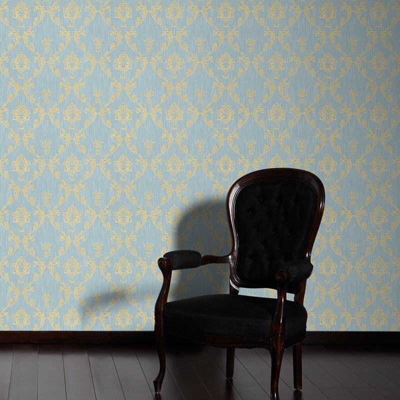 Tapete Türkis Architects Paper Textiltapete (306586)