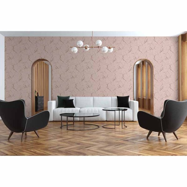 Tapete Pastellfarben, Rosa, Rose livingwalls Vliestapete (378554)