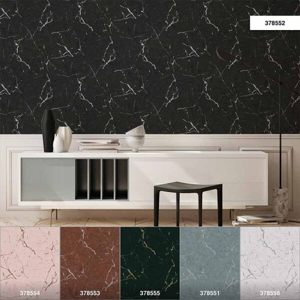 Tapete Schwarz, Anthrazit livingwalls Vliestapete (378552)