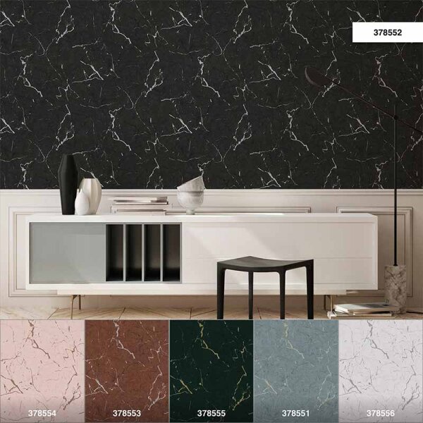 Tapete Schwarz, Anthrazit livingwalls Vliestapete (378552)