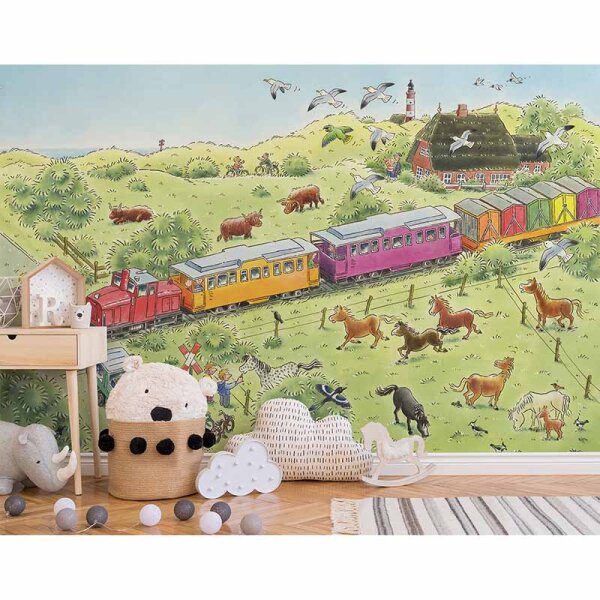 Digitaldruck-Tapete Train livingwalls (DD114833)