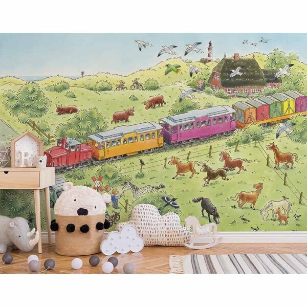 Digitaldruck-Tapete Train livingwalls (DD114833)