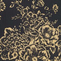 Tapete Schwarz, Anthrazit Architects Paper Textiltapete...