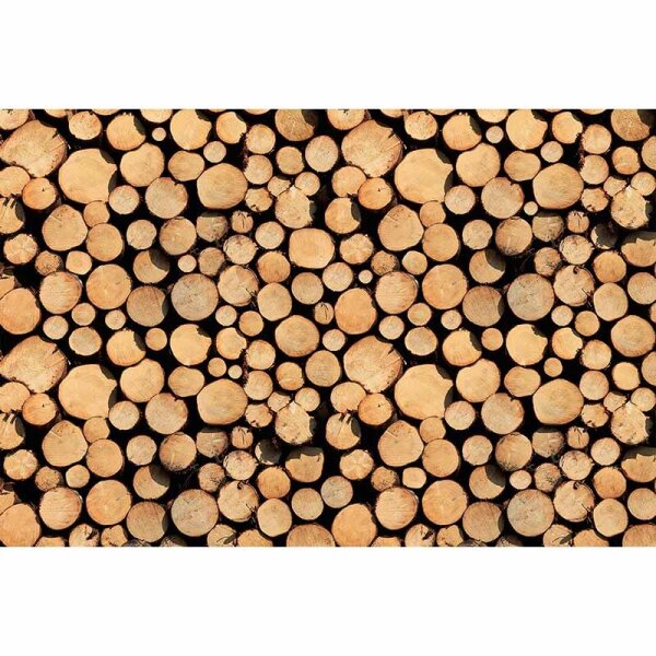 Digitaldruck-Tapete StackofWood livingwalls (DD115664)