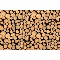 Digitaldruck-Tapete StackofWood livingwalls (DD115664)