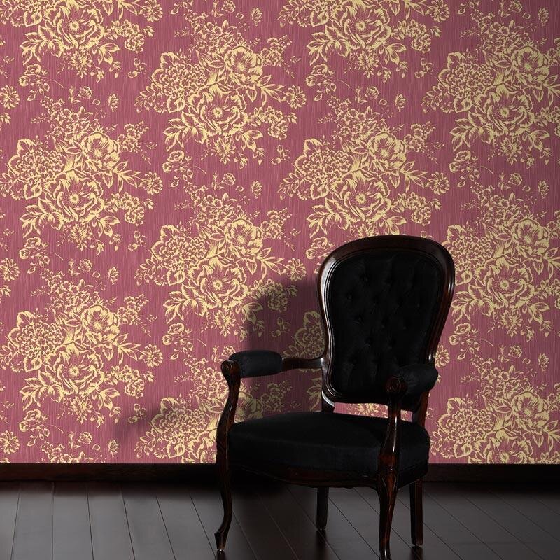 Tapete Rot Architects Paper Textiltapete (306576)