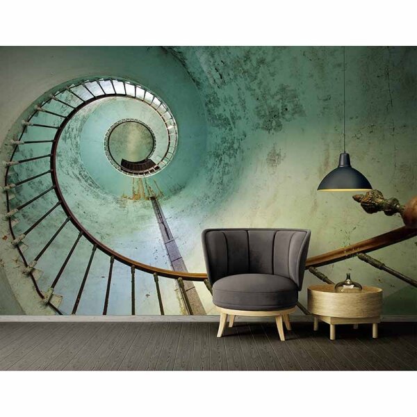 Digitaldruck-Tapete SpiralStaircas livingwalls (DD115257)