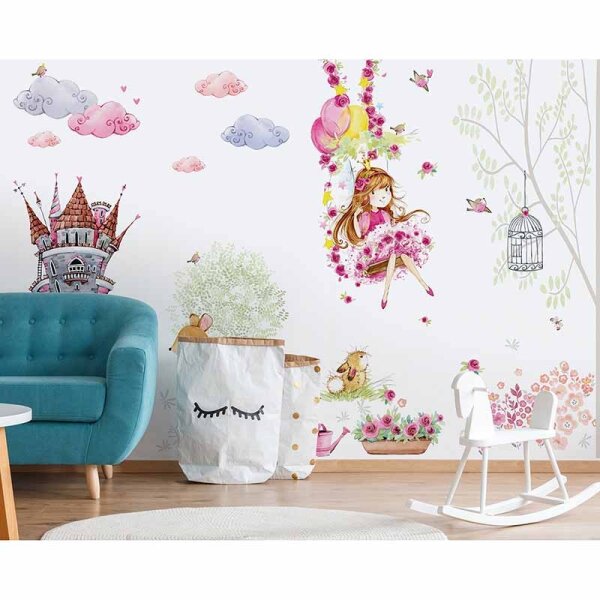 Digitaldruck-Tapete Schaukel livingwalls (DD114782)