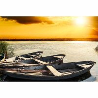 Digitaldruck-Tapete Rowboats livingwalls (DD115223)
