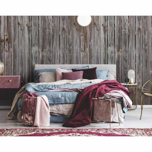 Digitaldruck-Tapete PlankDark livingwalls (DD115668)